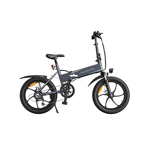 Electric Bike : Ado A20, G-Drive Pas 2.0 Control System, 10.4ah Removable Lithium-Ion Battery, Front Shock Absorber, 7 Gear Shift, Ipx5 Water Proof Frame (Grey)