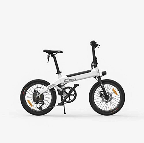 Electric Bike : Adult 20 Inch Mountain Electric Bike, Aluminum Alloy 6 Speed Electric Bicycle, With Mobile Phone Holder, Cup Holder, Tail Bag, Rear Shelf, A