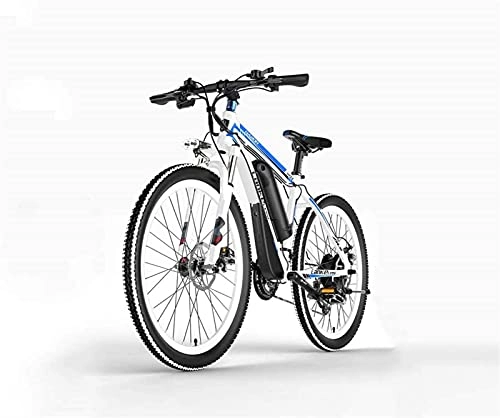 Electric Bike : Adult 26 Inch Electric Mountain Bike, 36V-48V Lithium Battery Aluminum Alloy Electric Assisted Bicycle (Color : A, Size : 36V)