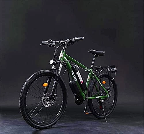 Electric Bike : Adult 26 Inch Electric Mountain Bike, 36V Lithium Battery Aluminum Alloy Electric Bicycle, LCD Display Anti-Theft Device 27 speed (Color : D, Size : 8AH)