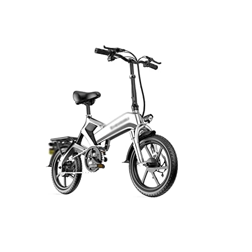 Electric Bike : Adult Electric Bicycles 16 Inch Folding Electric Bicycle Motor Battery Commuter Folding Electric Bike