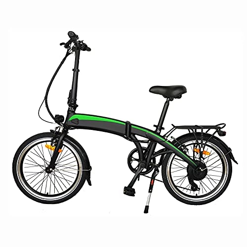 Electric Bike : Adult Electric Bicycles, 20‘’Folding Bicycles, Folding Mountain Bike, 36V 7.5Ah Removable Li-Ion Battery, Suitable for Men and Women