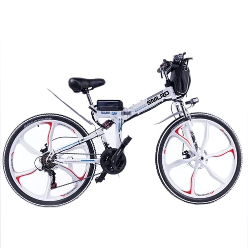 Electric Bike : Adult Electric Bicycles 26"Folding Mountain Bike