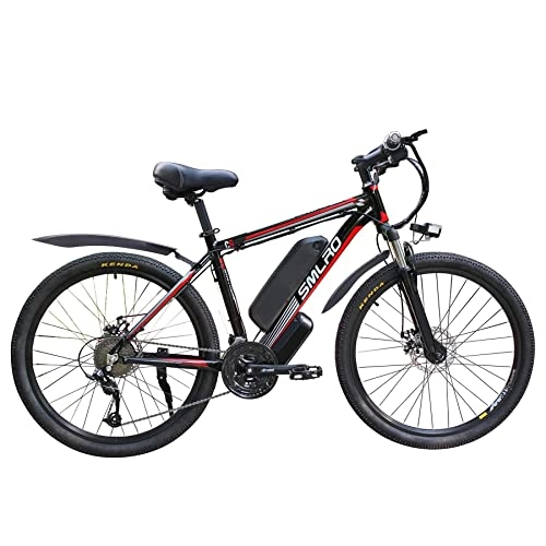 Electric Bike : AKEZ Electric Bike for Adults Men, 26" Electric Mountain Bike, E-Bikes for Men Women, 48V / 10Ah Removable Lithium Battery Road / City Ebike, for Outdoor Cycling Commuting Travel