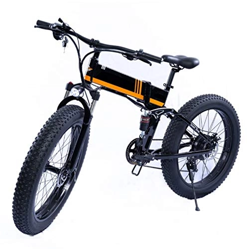 Electric Bike : Amantiy Electric Mountain Bike, 26'' Electric Mountain Bike 36V 350W 10Ah Removable Large Capacity Lithium-Ion Battery Dual Disc Brakes Load Capacity 100 Kg Electric Powerful Bicycle (Color : Black)