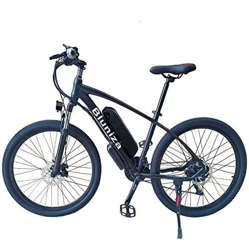 Electric Bike : Bluniza Electric Mountain Bike - 26'' Electric Bicycle with 48V 10.5AH Removable Lithium-Ion Battery, LCD Display, 27 Speed Transmission Gears Double Disc Brakes Mountain Ebikes for Adults Mens Women