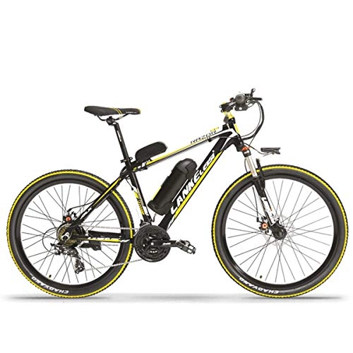 Electric Bike : BNMZX Electric bicycle, 26 inch 48V10AH folding city bicycle, aluminum alloy lithium electric mountain bike, adult moped, D-48V10ah