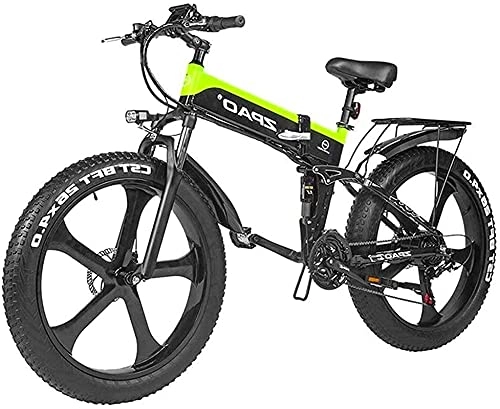Electric Bike : CASTOR Electric Bike 26 Inch Fat Tire Electric Bike 48V 1000W Motor Snow Electric Bicycle With Mountain Electric Bicycle Pedal Assist Lithium Battery Hydraulic Disc Brake