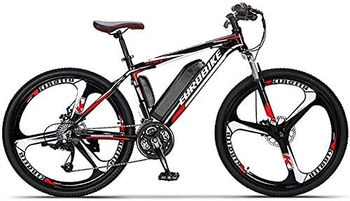 Electric Bike : CASTOR Electric Bike Bikes, Upgraded Mountain Bike, 250W 26 Inch Bicycle with 36V 10AH LithiumIon Battery for Adults, 27Level Shift Assisted, 7090Km Driving Range