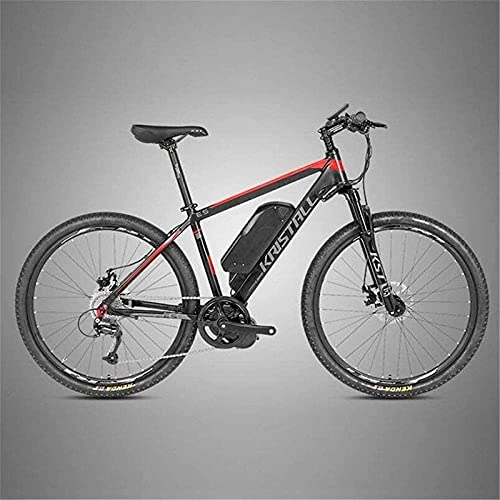 Electric Bike : CASTOR Electric Bike Electric Bicycle 26Inch 48V350W Electric Bicycle with 10Ah Lithium Battery City Bicycle Maximum Speed 25 Km / H Double Disc Brake Maximum Load 120KG, Red