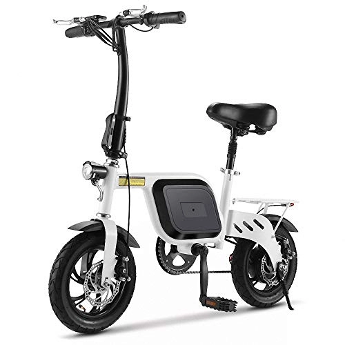 Electric Bike : CBA BING Outdoor Electric Adult Folding Travel Electricr Bicycle, Large Capacity Lithium-Ion Battery 350W, Folding Electric Bike for Adult Female / Male Three Working Modes
