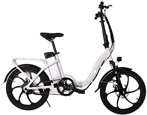 Electric Bike : CCLLA 20 inche Folding Electric Bicycle, 36V10AH lithium ion battery City Bike Aluminum alloy Frame Adult Outdoor Cycling