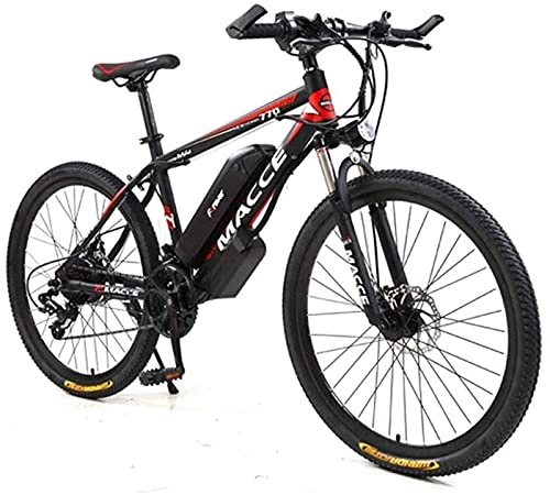 Electric Bike : CCLLA 26" Electric Mountain Bike With36v 8AH 250W Lithium-Ion Battery Dual Disc Brakes for Mens Outdoor Cycling Travel Work Out and Commuting