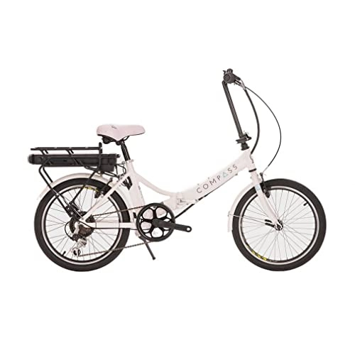 Electric Bike : Compass Comp Electric Folding Bike, White, One Size