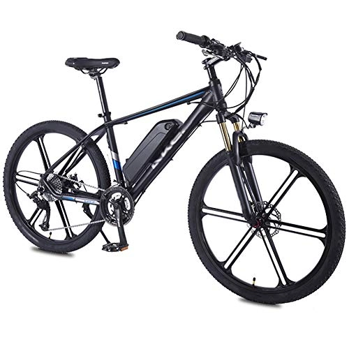 Electric Bike : CYC 26 Inches Electric Bicycle Aluminum Alloy Adult Mountain Bike 36v / 8ah Lithium-ion Battery 27 Speed 350w Motor Max Load 150kg Max Speed 25km / h Disc Brake Portable Bicycle for Commuter Travel, Black