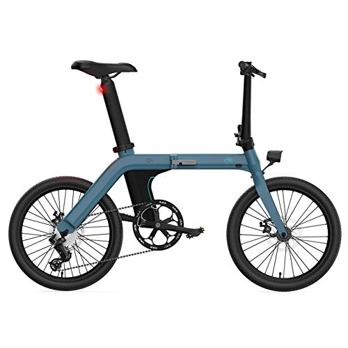 Electric Bike : D11 Electric Bike Foldable Portable E-Bikes for Adults, 12.9KG Ultra-light weight, 20 Inch Tire LCD Display 3 Riding Mode Mountain Bicycle