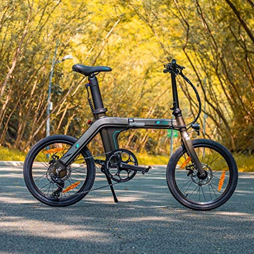 Electric Bike : D21 20 Inch Folding Electric Bike for Adults Men Women, Ebike Bicycle Urban Commuter, 3 Riding Mode & 7-Speed Transmission, Aluminum Alloy Outdoor Cycling E-Bike, Antique Bronze