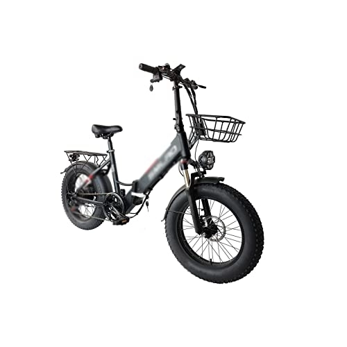 Electric Bike : ddzxc Electric Bicycles Electric Hybrid Bicycle Men Women Folding Electric Bike 4.0 Fat tire Snow Electronic Mountain Bike