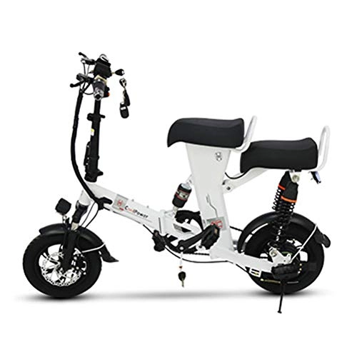 Electric Bike : DOS Electric Bikes Men 350w Folding Electric Bikes For Adults 48V 15A E-Bike For Adults Women City Bicycle Max Speed 25 km / h