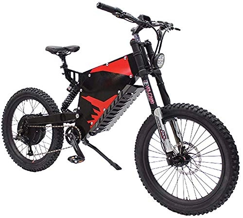 Electric Bike : DX Bicycles Stronger Frame Electric, Mountain Bike Speed Up to 90 Km H, 95km Long Range, 72v 35AH Battery 1500W