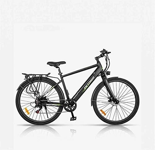 Electric Bike : Ebikes, Adult Electric Mountain Bike, 36V Lithium Battery Aluminum Alloy Retro 6 Speed Electric Commuter Bicycle, With Multifunction LCD Display (Color : B, Size : 10.4AH)