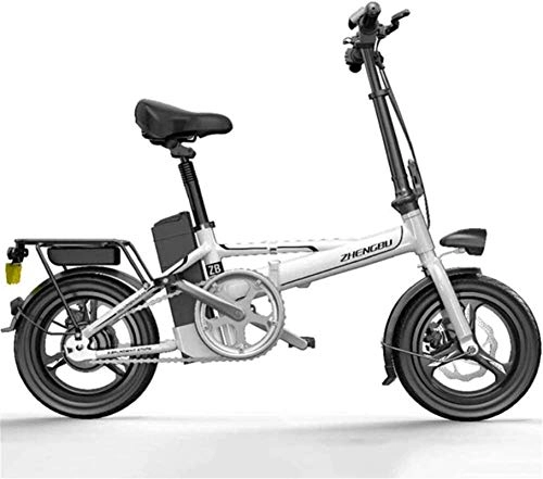 Electric Bike : Ebikes Fast Electric Bikes for Adults Folding Lightweight Electric Bike 400W High Performance Rear Drive Motor Power Assist Aluminum Electric Bicycle Max Speed up to 20 Mph ZDWN