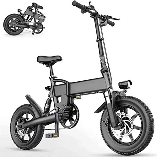 Electric Bike : Ebikes, Folding Electric Bike 15.5Mph Aluminum Alloy Electric Bikes for Adults with 16\