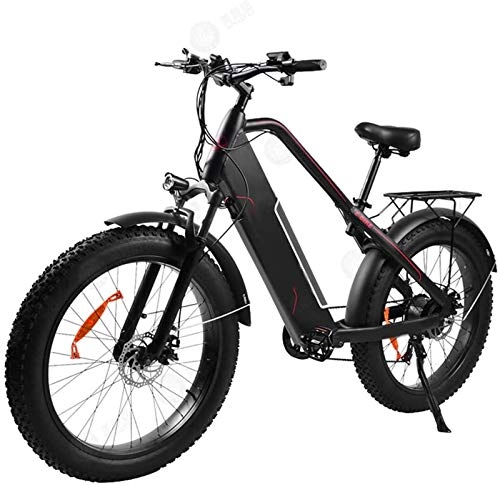 Electric Bike : Ebikes, Folding Electric Bike Adult 500w Women's Step-through 7 Speed 48v 12ah Removable Lithium-ion Battery 4.0 Fat Tire All Terrain Foldaway Commuter Snow Bicycle ZDWN