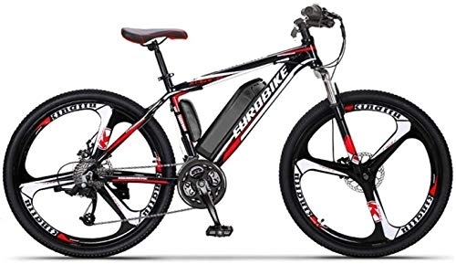 Electric Bike : Ebikes, Upgraded Mountain Bike, 250W 26 Inch Bicycle with 36V 10AH Lithium-Ion Battery for Adults, 27-Level Shift Assisted, 70-90Km Driving Range (Color : Red)