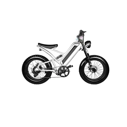 Electric Bike : Electric Bicycle 20 Inch Electric Bicycle Lithium Battery Electric Snowmobile Aluminum Alloy Electric Mountain Bike
