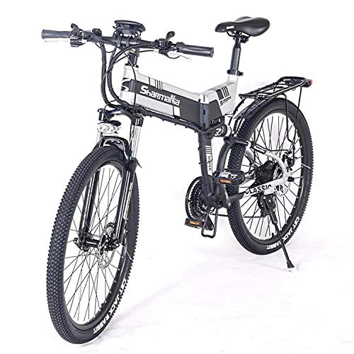 Electric Bike : Electric Bicycle 48v Mountain Electric Vehicle Folding Power Bicycle Magnesium Alloy Mountain Electric Vehicle