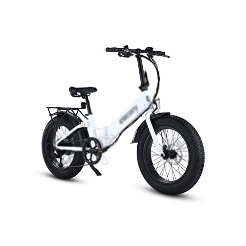 Electric Bike : Electric Bicycle Electric Motor Bikes Bicycles ELECTR Bike Mountain Bike Snow Bicycle 20Inch Fat Tire Folded Ebike Cycling for Adult