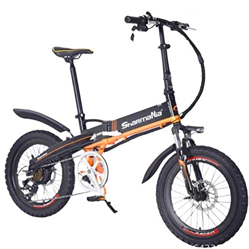 Electric Bike : Electric Bicycle, Foldable Electric Bicycle Shifting Three Working Modes, Easy To Store Electric Bicycle
