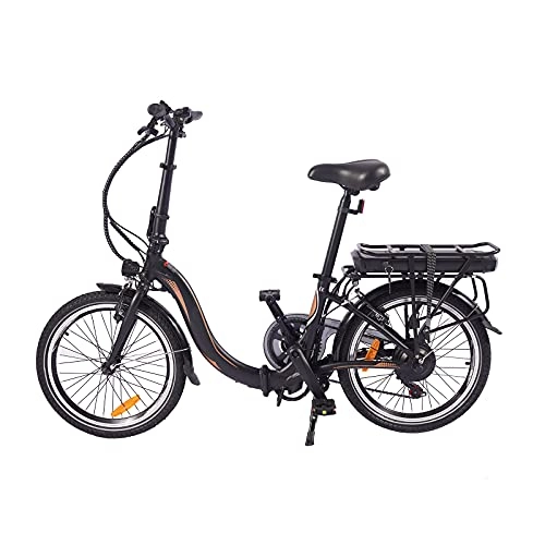 Electric Bike : Electric Bike, 20 inch Foldable and Commuting E-Bike, 250W Motor with a 36V 10Ah Lithium Battery, Max Speed 25km / h City Electric Bicycle for Adults