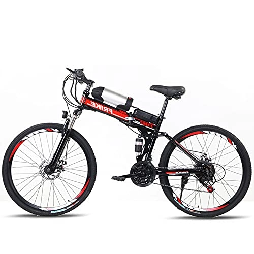 Electric Bike : Electric Bike 250W Motor Powered Mountain Bicycle 26" Tire 20MPH Adult Ebike 36V10A Removable Lithium Battery Men's And Women's Outdoor Mountain Biking