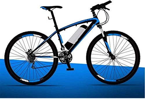 Electric Bike : Electric Bike Adults Electric Assist Bicycle, 21 Speed with Helmet 26 Inch Travel Electric Bicycle Dual Disc Brakes Gear Mountain E-Bike Up To 130 Kilometers