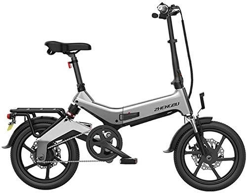 Electric Bike : Electric Bike Electric Bike for Adults Folding 3 Riding Modes Bikes E-Bike Lightweight Magnesium Alloy Frame Foldable E-Bike with 16 Inch Tire & LCD Screen