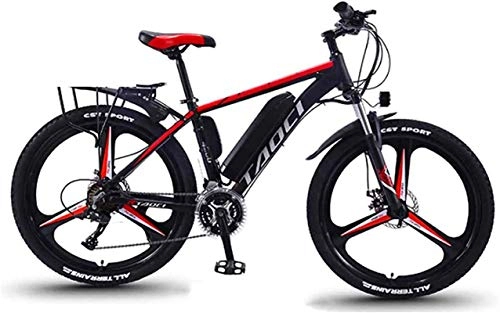 Electric Bike : Electric Bike Electric Mountain Bike 26" Electric Bikes for Adults, 8AH, 10AH, 13AH Removable Lithium-Ion Battery Bicycle Ebike, 27 Speed Shifter Mountain Ebike for Outdoor Cycling Travel Work Out Lithiu