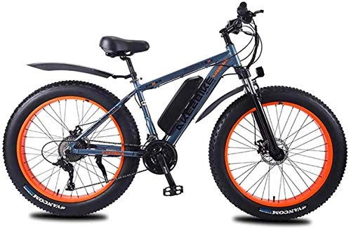 Electric Bike : Electric Bike Electric Mountain Bike 350W Electric Bike 26'' Adults Electric Bicycle / Electric Mountain Bike, 36V Mountain Bike 27 Speed ?Fat Tire Snow Bike Removable Battery, Electric Trekking / Touring