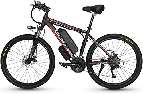 Electric Bike : Electric Bike Electric Mountain Bike 350W Electric Bike Adult Electric Mountain Bike, 26" Electric Bicycle with Removable 10Ah / 15AH Lithium-Ion Battery, Professional 27 Speed Gears Lithium Battery Bea