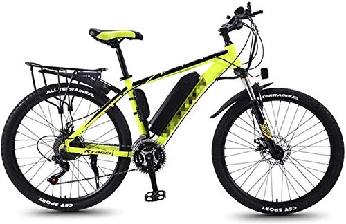 Electric Bike : Electric Bike Electric Mountain Bike 36V 350W Electric Mountain Bike 26Inch Fat Tire E-Bike Full Suspension 21 Speed Aluminum Alloy E-Bikes, Moped Electric Bicycle with 3 Riding Modes, for Outdoor Cyc