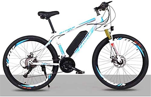 Electric Bike : Electric Bike Electric Mountain Bike Electric Bike for Adults 26 In Electric Bicycle with 250W Motor 36V 8Ah Battery 21 Speed Double Disc Brake E-bike with Multi-Function Smart Meter Maximum Speed 35K