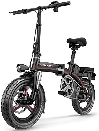 Electric Bike : Electric Bike Electric Mountain Bike Electric Bikes for Adults, Folding Bike 3 Modes 12-23AH 400W 48V 14 Inch with LCD Display Suitable for Men Women Teenagers for City Urban Commuting for the jungle
