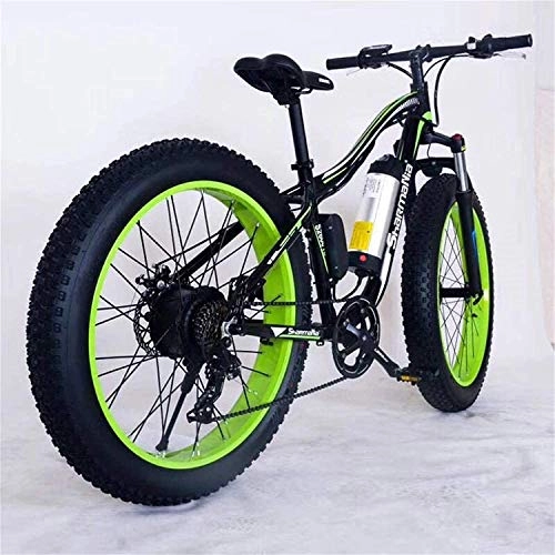 Electric Bike : Electric Bike Electric Mountain Bike Electric Snow Bike, 26" Electric Mountain Bike 36V 350W 10.4Ah Removable Lithium-Ion Battery Fat Tire Snow Bike for Sports Cycling Travel Commuting Lithium Battery