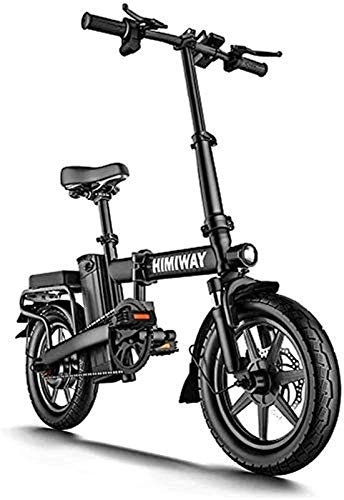 Electric Bike : Electric Bike Electric Mountain Bike Electric Snow Bike, Adult Folding Electric Bicycle, Portable Type with Removable Large-Capacity Lithium-ion Battery LCD Display (48V 250W 8Ah), Suitable for Ladies