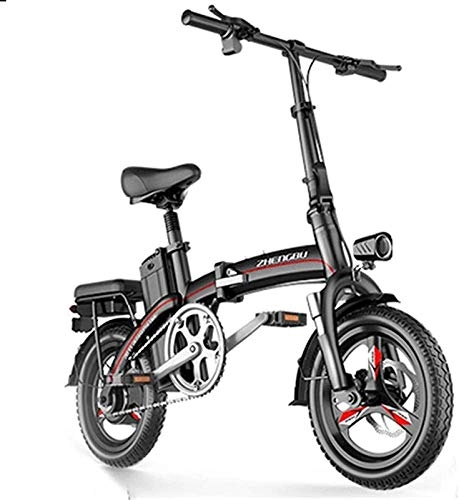 Electric Bike : Electric Bike Electric Mountain Bike Electric Snow Bike, Fast Electric Bikes for Adults Small Electric Bicycle for Adults, Folding Electric Bike, Commute Ebike with Frequency Conversion High-speed Motor