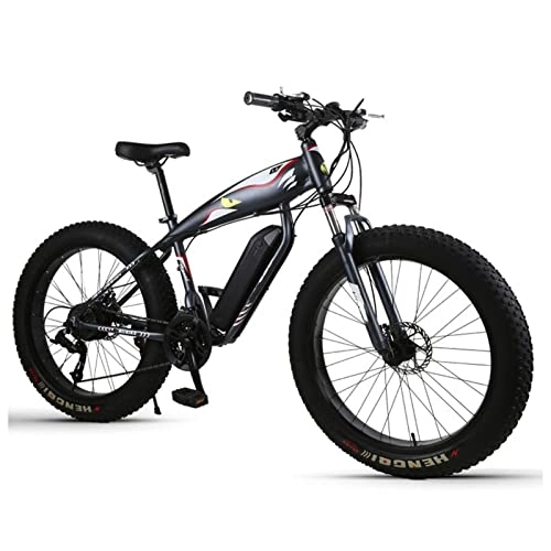 Electric Bike : Electric bike Electric Mountain Bikes for Adults 43 MPH 26" Electric Bicycle, 1500W Ebike with 48V21Ah Removable Lithium Battery Moped Cycle, Full Suspension E-MTB 21-Speed Gears ( Color : 48V 1500W )