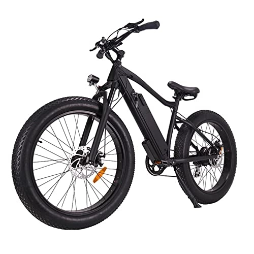 Electric Bike : Electric Bike for Adults 26" Fat Tire 750W Mountain Electric Bicycle Shock Absorption E-Bike 48V 13Ah Removable Lithium Battery