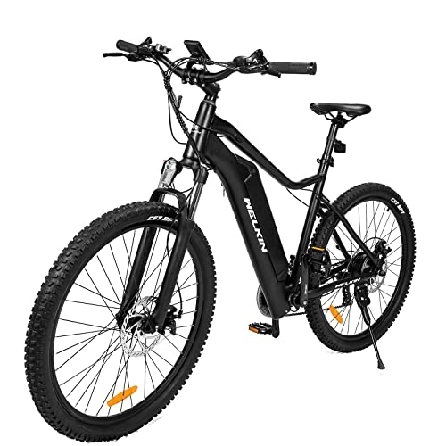 Electric Bike : Electric Bike for Adults, 27.5in Mountain Bike, Pedal Assist Commuter Cycling Bicycle, Removable Li-Ion Battery 250W, Max Speed 25km / h (Black104)