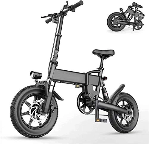 Electric Bike : Electric Ebikes, Electric Bikes for Adults, 16" Lightweight Folding E Bike, 250W 36V 7.8Ah Removable Lithium Battery, City Bicycle Max Speed 25Km with 3 Riding Modes